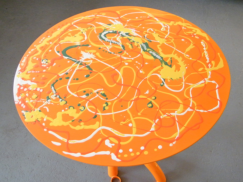 Orange Table viewed in gallery