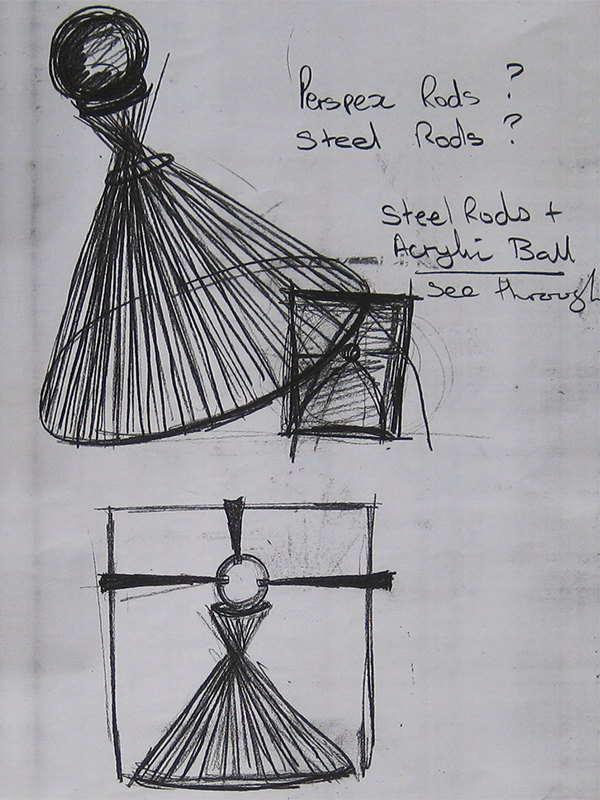 Preliminary study - sculpture sketchbbok