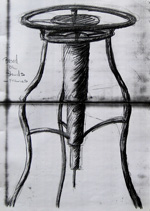 Preliminary study - sculpture sketchbbok