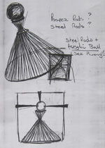 Preliminary study - sculpture sketchbbok