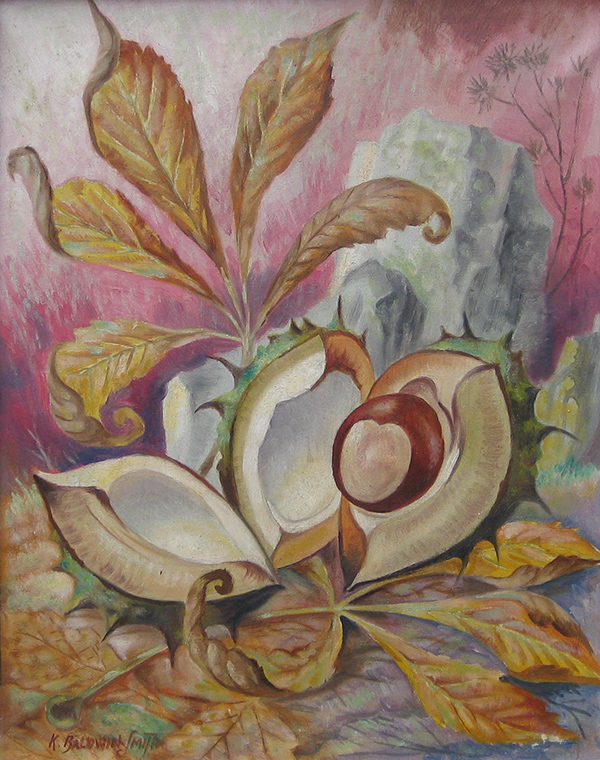 Conker by Kenneth Baldwin-Smith - oil on canvas