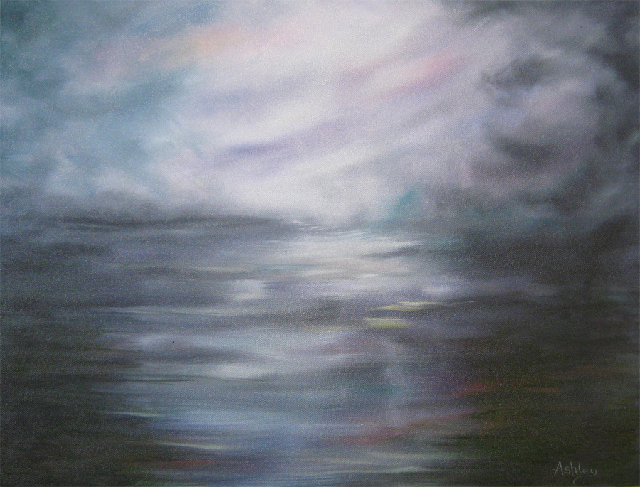 Fen Storm - Oil painting
