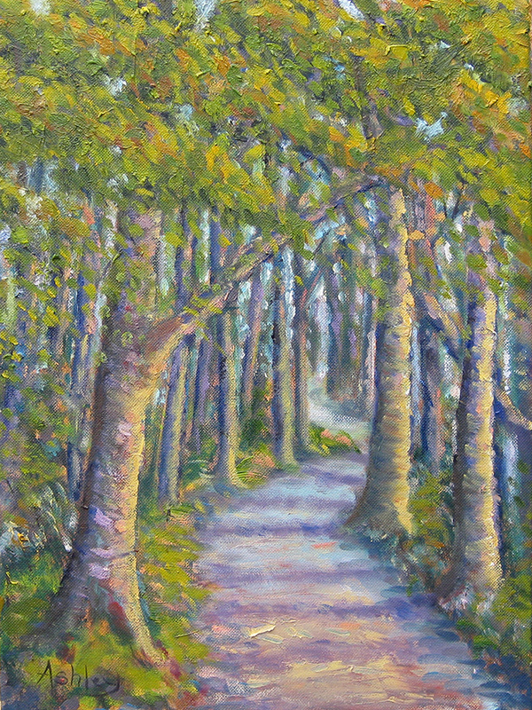 June Avenue of trees