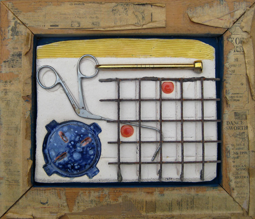 Recycled Art - Found objects, ceramic