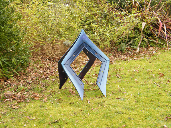 Pax Arva Colat - Metal sculpture created from plough shares