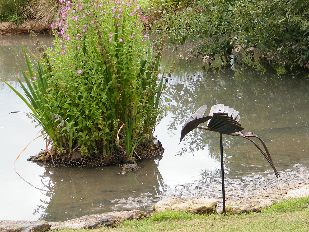 The Ridger Bird exhibited at Sculpture in the Sanctuary 2011