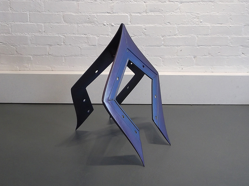 Pax Arva Colat - Metal sculpture created from plough shares