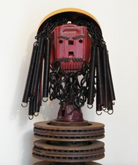 Yellow Hat fun sculpture