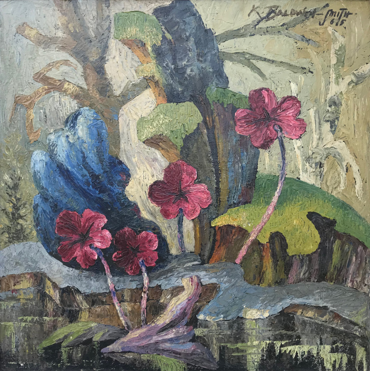 Oil on board