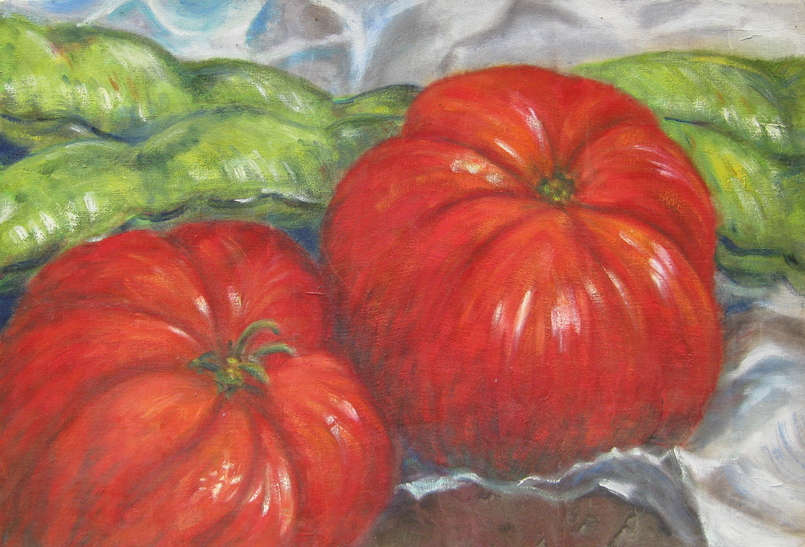 Still life - Oil on canvas board