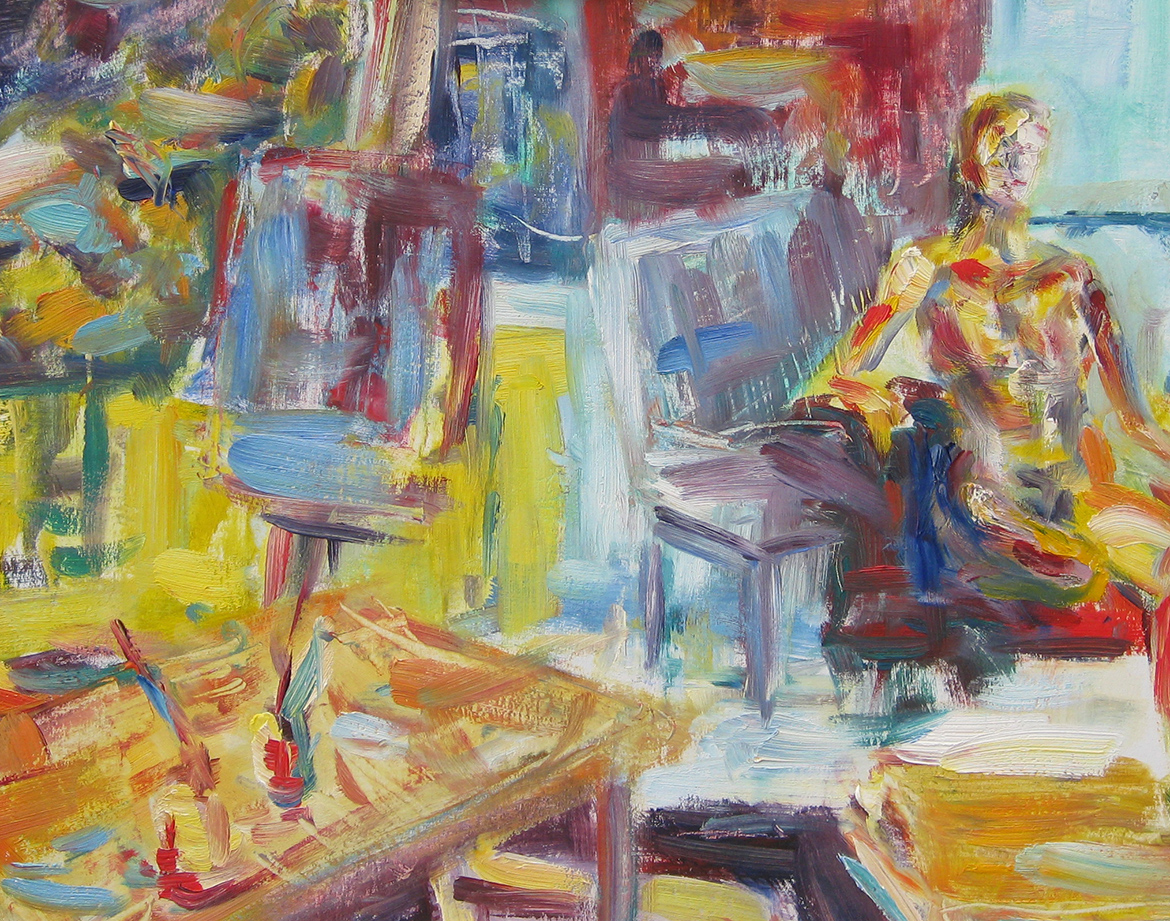 From life in studio