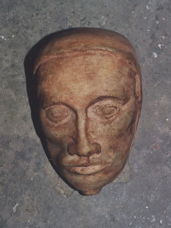 Monk - cast in plaster